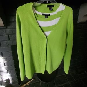 Tank Top With Cardigan